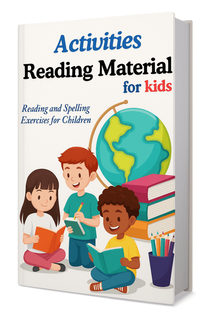 Activities Reading Material Reading and Spelling Exercises for Children